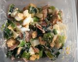 小松菜de栄養満点トースト♪作り方4写真