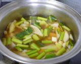 プチっと鍋de純豆腐風スープ作り方4写真