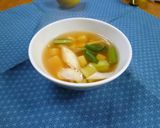 プチっと鍋de純豆腐風スープ作り方5写真