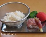 みょうがとトマトの夏雑炊作り方1写真