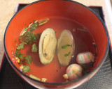 蛤と手まり麩の潮汁♪ (蛤の冷凍保存法)作り方12写真