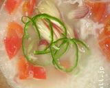 みょうがとトマトの夏雑炊作り方6写真