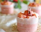桃の風味。春を感じる桜蒸しパン作り方4写真