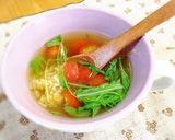 材料３つ♬玄米とトマトの健康スープ作り方9写真