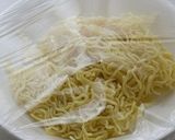 白菜とベーコンの塩焼きそば作り方1写真