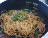 簡単早業＊とろ～りオムチーズナポリタン＊作り方6写真