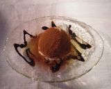 ココアヨーグルトをチョコハニーソースで作り方6写真