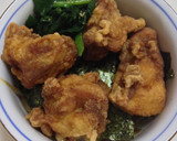 一緒にほおばると幸せ！きんぴら唐揚げ丼作り方7写真