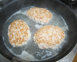 とりひき肉とれんこんの和風あんかけ作り方4写真
