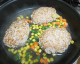 とりひき肉とれんこんの和風あんかけ作り方5写真