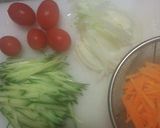 パスタで、中華サラダもいけるよ♪作り方2写真
