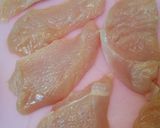 鶏むね肉の香草パン粉焼き作り方1写真