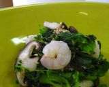 簡単に料亭風☆菜の花としいたけの塩麹和え作り方4写真