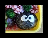 簡単キャラ★海苔のカス★まっくろくろすけ作り方3写真