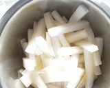 大根の塩昆布和え☆きんかん風味作り方1写真