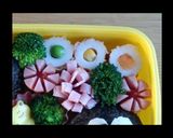簡単キャラ弁★ちくわの信号作り方2写真