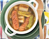 焼き葱とウインナーキャベツのキムチスープ作り方6写真