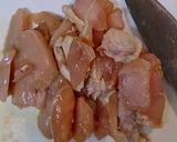 鶏むね肉と春キャベツの甘辛味噌炒め♥作り方1写真