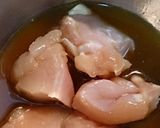 鶏むね肉と春キャベツの甘辛味噌炒め♥作り方2写真