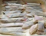 ワンタンの皮でサクサクおつまみ(^_^)作り方3写真