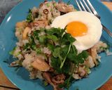 タイ風まぜご飯　ハーブでヒトヒネリ作り方4写真