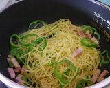 ジェノベーゼ＆トマト添えペペロンチーノ＊作り方7写真
