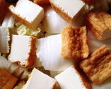 白菜＊厚揚げ＊卵のほっこり煮浸し作り方3写真