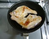 ★鶏骨付きもも肉の甘辛い＊照焼チキン＊♪作り方3写真