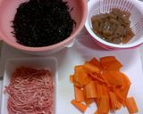 ひき肉入り♪ひじきの煮物♪作り方2写真
