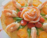 可愛く飾って♪ケーキ型で作るちらし寿司作り方13写真