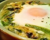 鶏ももとほうれん草の半熟卵グラタン♪作り方9写真