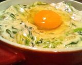 鶏ももとほうれん草の半熟卵グラタン♪作り方8写真