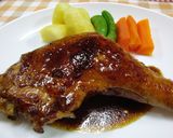 ★鶏骨付きもも肉の甘辛い＊照焼チキン＊♪作り方8写真