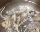 もやしのボンゴレ風〜作り方1写真