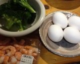 オリジン弁当風 エビ卵ブロッコリーサラダ作り方1写真