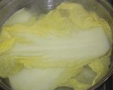 鶏胸肉ミンチの白菜ロール作り方4写真