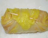 鶏胸肉ミンチの白菜ロール作り方6写真