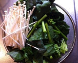 簡単美味ほうれん草とウインナーのマヨ炒め作り方1写真