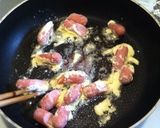 簡単美味ほうれん草とウインナーのマヨ炒め作り方3写真
