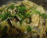野菜と茸とあさりの酒蒸し作り方5写真