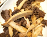 【簡単】牛肉とエリンギの焼肉炒め作り方4写真