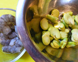 春だよ♪そら豆と海老の小さいかき揚げ❀作り方1写真