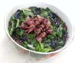 ホタルイカ・菜花・海藻で春の食べるスープ作り方3写真
