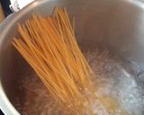 塩麹入り♪明太子パスタ作り方1写真