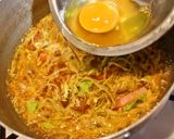 プチッと鍋で♡山盛キャベツ巣ごもりスープ作り方6写真