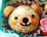 ウインナー１本♪くまとお花の簡単キャラ弁作り方6写真