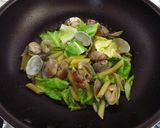 あさりとキャベツのペンネ和風ドレ蒸し作り方5写真