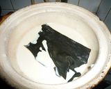黒胡麻の湯豆腐　京都カフェ作り方2写真