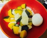誰でもハマる！カボチャサラダ作り方1写真