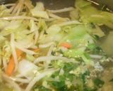 リメイク！残念野菜炒めのスープ(^o^;作り方1写真